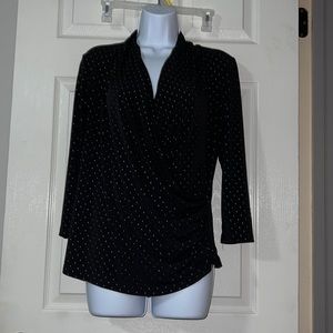 Beautiful deep v neck blouse